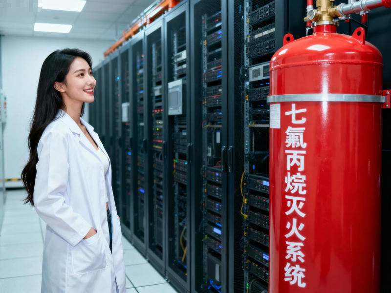 數(shù)據(jù)中心機房七氟丙烷滅火系統(tǒng)現(xiàn)場