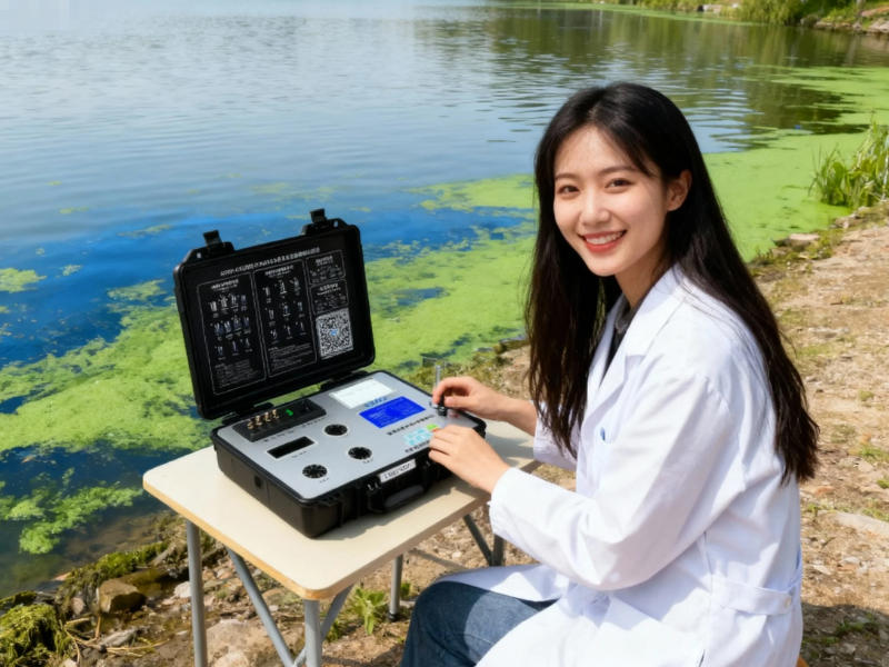 便攜式水質(zhì)快速檢測(cè)儀在污廢水使用現(xiàn)場(chǎng)